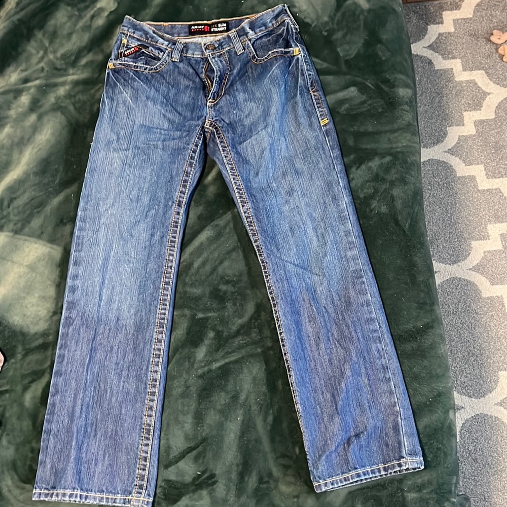 Like new Ariat M5 slim straight fit fire resistant jeans